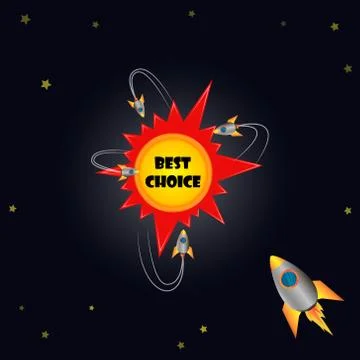 Best choice emblem Stock Illustration