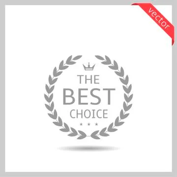 Best choice icon Illustrazione stock