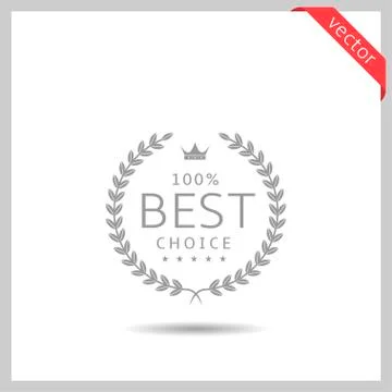 Best choice icon Stock Illustration
