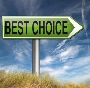 Best choice Illustrazione stock