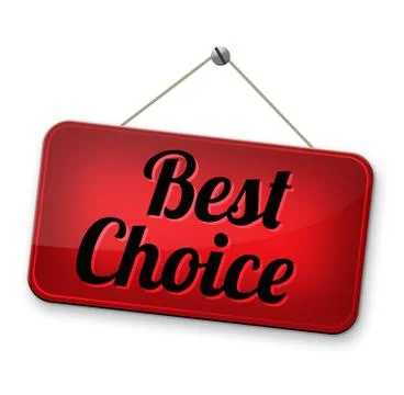 Best choice Illustrazione stock