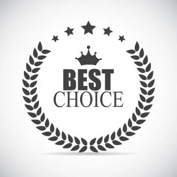Best Choice Label Vector Illustration Stock Illustration