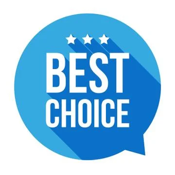 Best Choice speech bubble Stock Illustration
