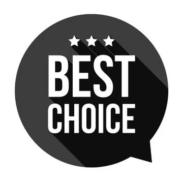 Best Choice speech bubble Stock Illustration