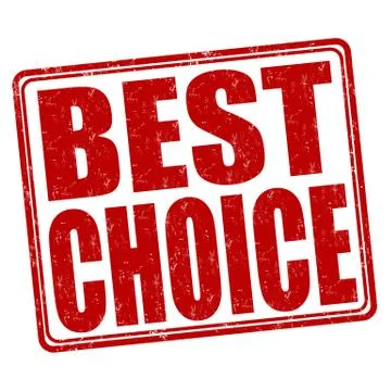 Best choice stamp Stock Illustration