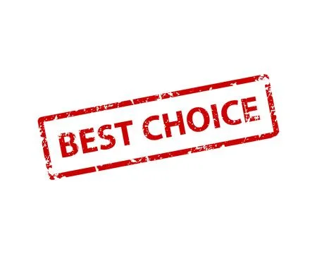 Best choice stamp vector texture. Rubber cliche imprint. Web or print design Stock Illustration