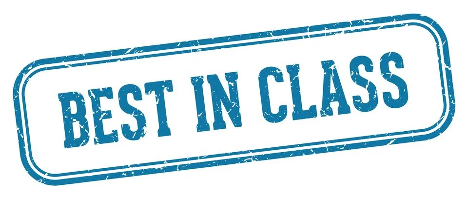 Best in class stamp. best in class rectangular stamp on white background イラスト素材