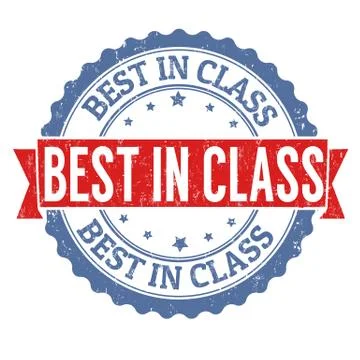 Best in class stamp Stock Illustration