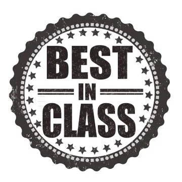 Best in class stamp Stock Illustration
