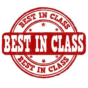 Best in class stamp Illustrazione stock