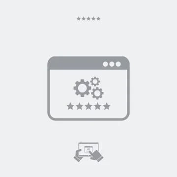 Best computer performance settings Stock Illustration