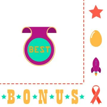 Best computer symbol Illustrazione stock