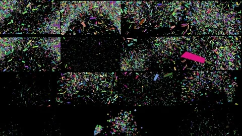 Best Confetti MEGA Pack Full HD Stock Footage 113122412