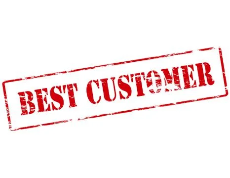 Best customer Ilustración de archivo