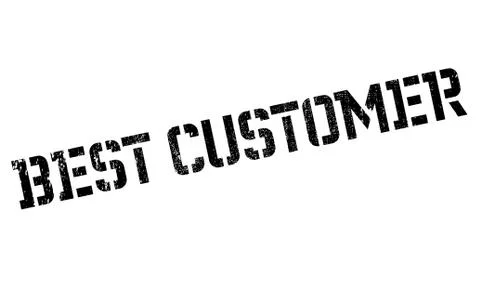 Best Customer rubber stamp Ilustración de archivo