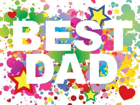 Best dad Stock Illustration