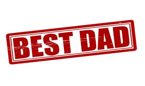 Best dad Illustrazione stock