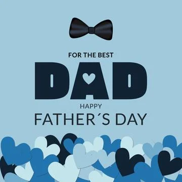 FOR THE BEST DAD Stock Illustration