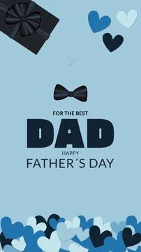 FOR THE BEST DAD Stock Illustration