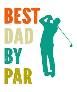 Best Dad by Par Stock Illustration
