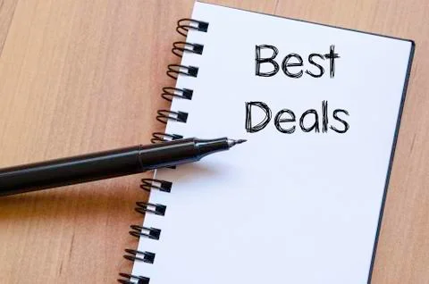 Best deals write on notebook Stock Photos