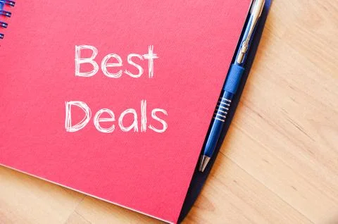 Best deals write on notebook Stock Photos