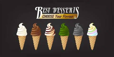 Best dessert Stock Illustration
