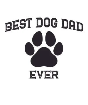Best Dog Dad ever Stock Illustration