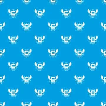 Best education pattern seamless blue Illustrazione stock
