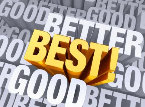 The best emerges Illustrazione stock
