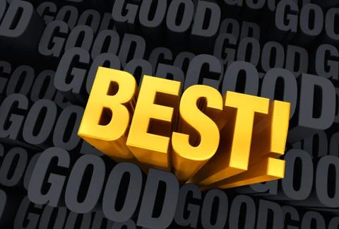 The Best Emerges Stock Illustration