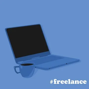 Best flat freelance Stock Illustration
