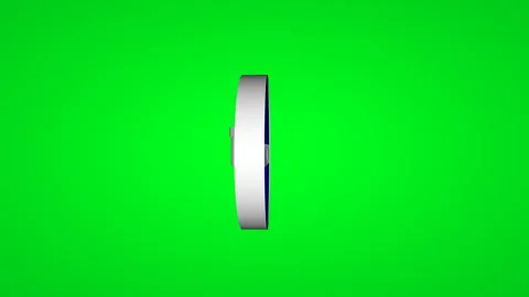 Best food in town 3d button on green screen Stock Footage 329249227