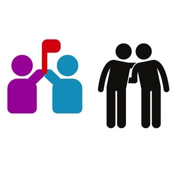 Best friends forever Stock Illustration