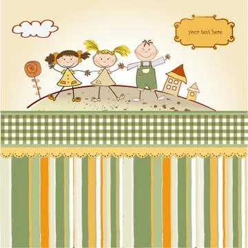 Best friends Stock Illustration