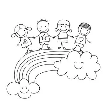 Best friends Stock Illustration