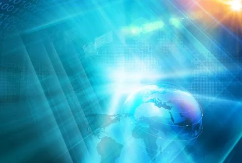 Best Global Connection Background Concept Series Stockillustratie