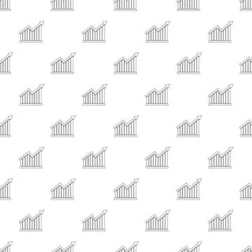 Best graph pattern vector seamless Illustrazione stock