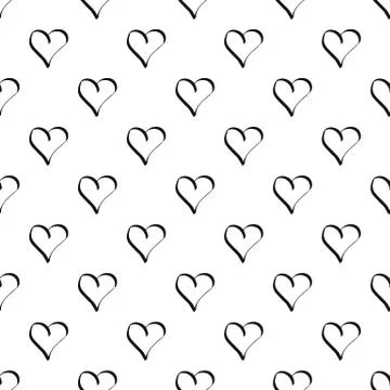 Best heart pattern seamless イラスト素材