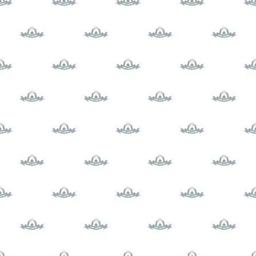 Best hiking pattern seamless Stock Illustration
