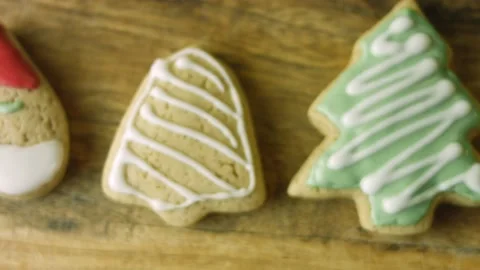 The BEST homemade Gingerbread Cookie Stock Footage 165369489