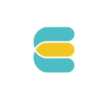 Best letter e logo concept Stock Illustration