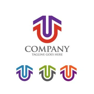 Best Letter U vector logo symbol Stock Illustration