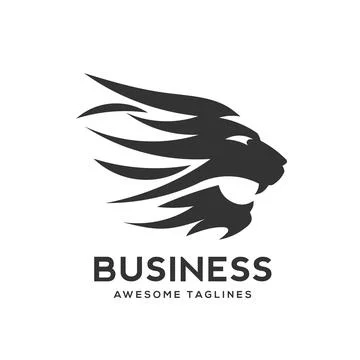 Best Lion head logo vector Stock Illustration