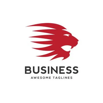 Best Lion head logo vector Stock Illustration