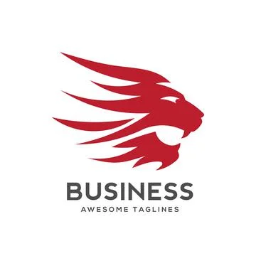 Best Lion head logo vector Stock Illustration
