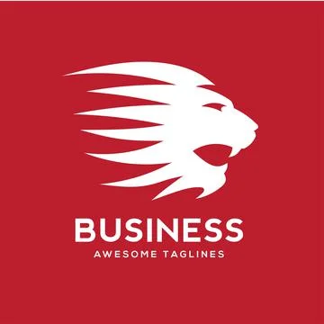 Best Lion head logo vector Stock Illustration