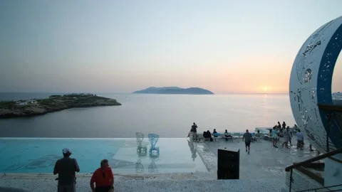 Best lounge bars of Greece Stockbeeldmateriaal 219743882