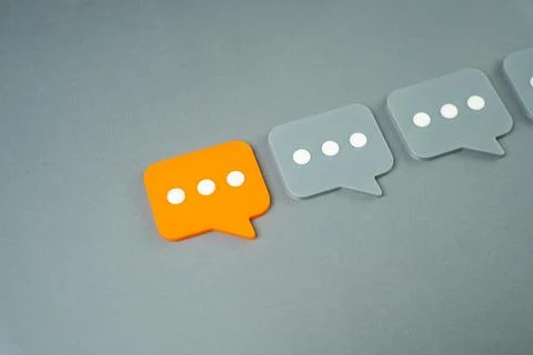 A best offer, a good idea. The start of a discussion. Concept of brainstormin Stock Photos