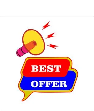 Best offer icon Stock Illustration